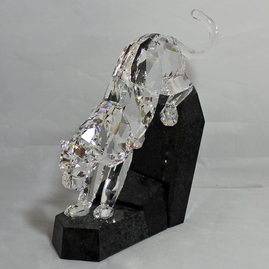 スワロフスキーSWAROVSKI クリスタル フィギュア パンサー874337